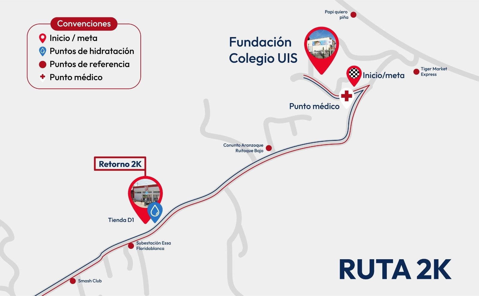 Mapa Ruta 2K